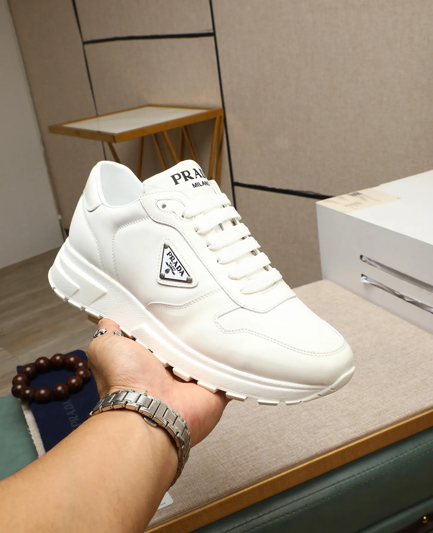 Men's shoes 💰540 🌹🌹[PRADA—Prada] 2025 latest model 🙈original replica! 👟👟👟Available here. The workmanship is top-notch. The upper is made from Italy. 🇮🇹Imported first-layer cowhide. ❗️Breathable genuine leather lining @Suitable for travel. The original version has an enlarged engraved sole, making it suitable for all kinds of travels, showing low-key luxury. Let quality speak for itself. Color: Size: 38-45